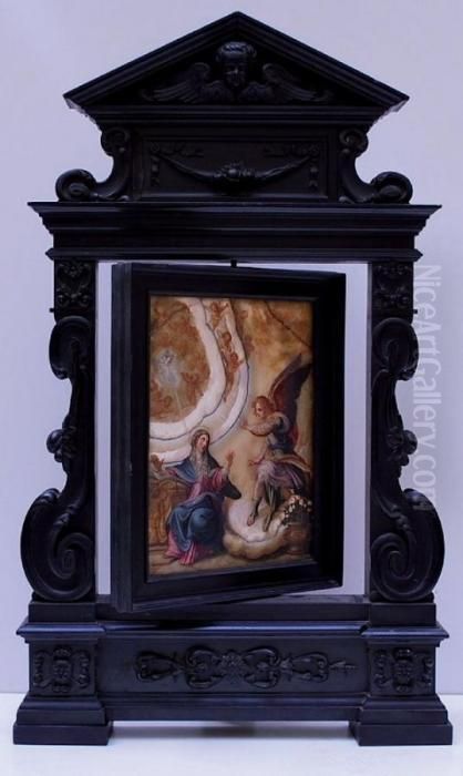 Le Christ Apparaissant A La Vierge Oil Painting by Hans Rottenhammer