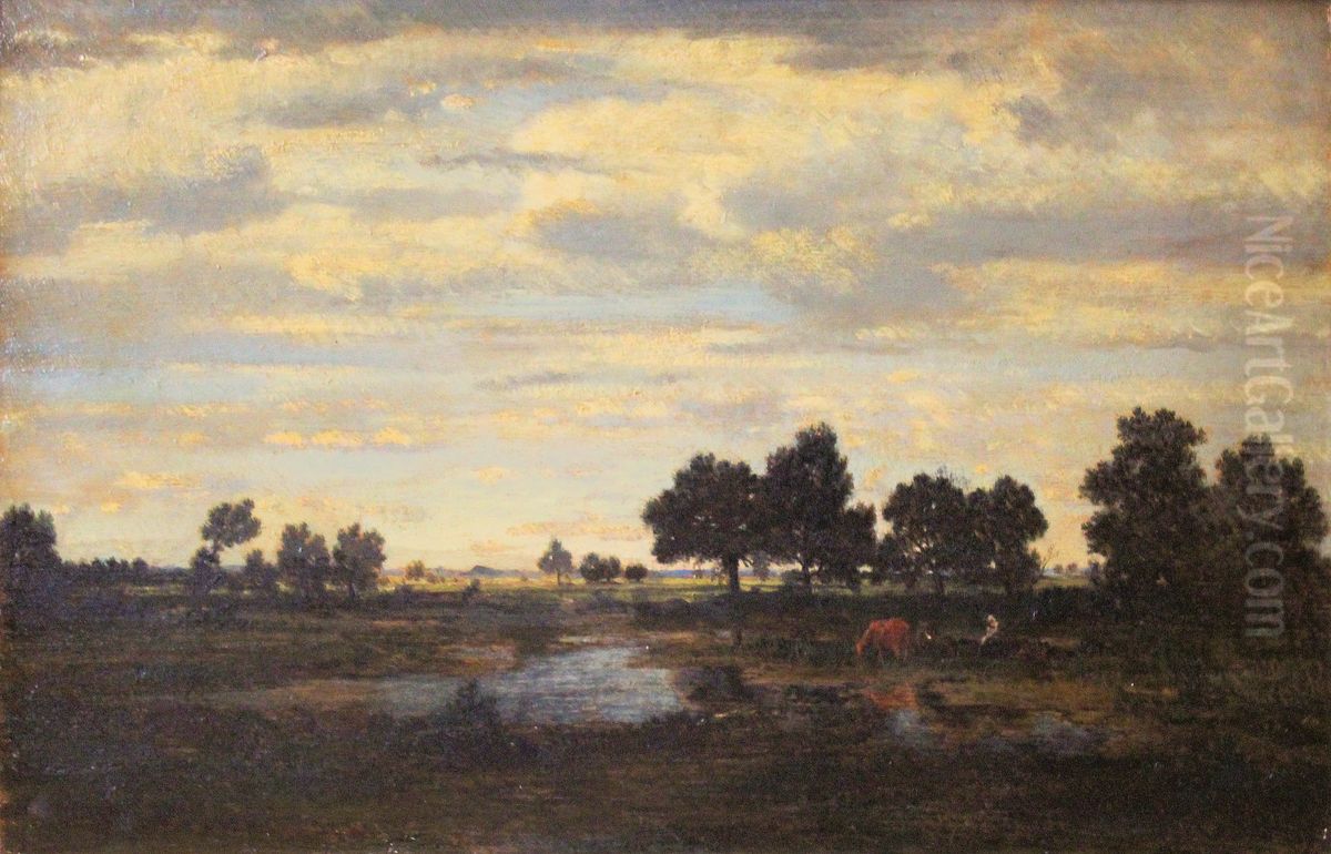 Paysage Oil Painting by Theodore Rousseau
