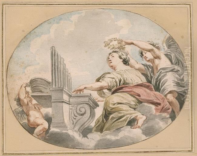 Saint Cecilia Oil Painting by (studio of) Rubens, Peter Paul