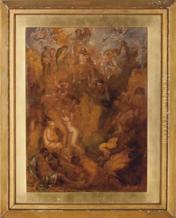 The Last Judgement Oil Painting by (studio of) Rubens, Peter Paul
