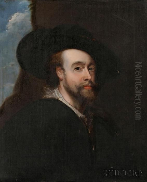 A Self-portrait Oil Painting by (studio of) Rubens, Peter Paul