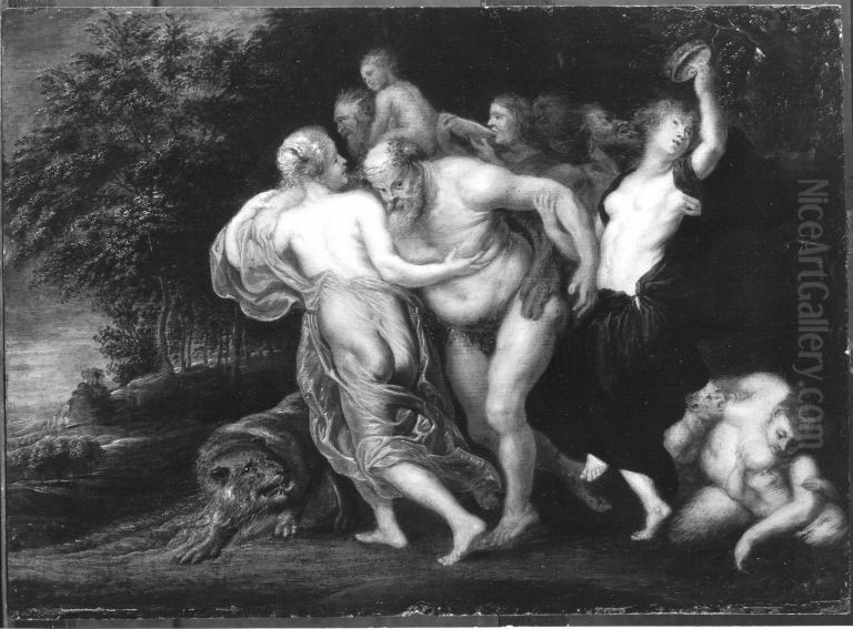 Der Trunkene Silen Oil Painting by (studio of) Rubens, Peter Paul