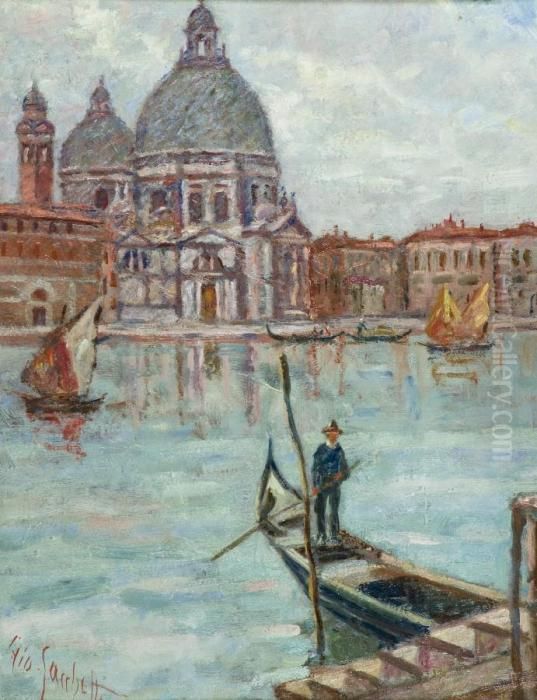 Venezia Oil Painting by Giotto Sacchetti