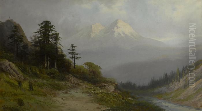 Mt. Shasta, California Oil Painting by Frederick Ferdinand Schafer