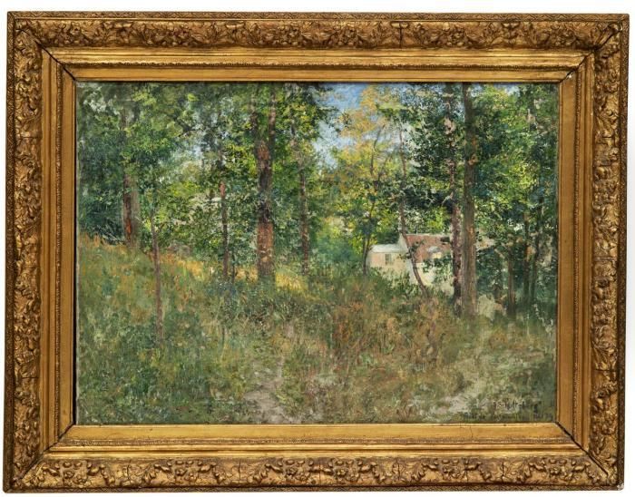 Fontainbleuskogen Oil Painting by Anshelm Schultzberg