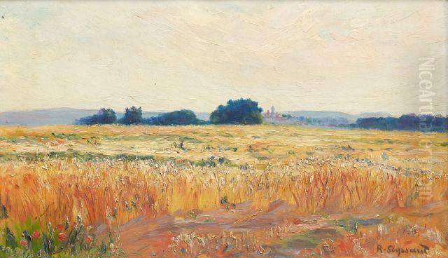 Le Champs De Ble Oil Painting by Rene Seyssaud