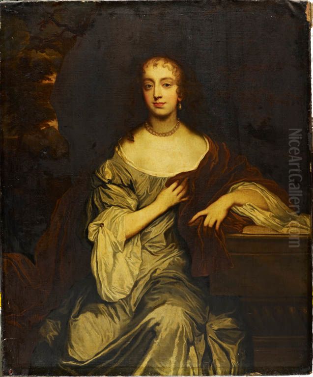 Portrait of a lady Oil Painting by John Michael Wright