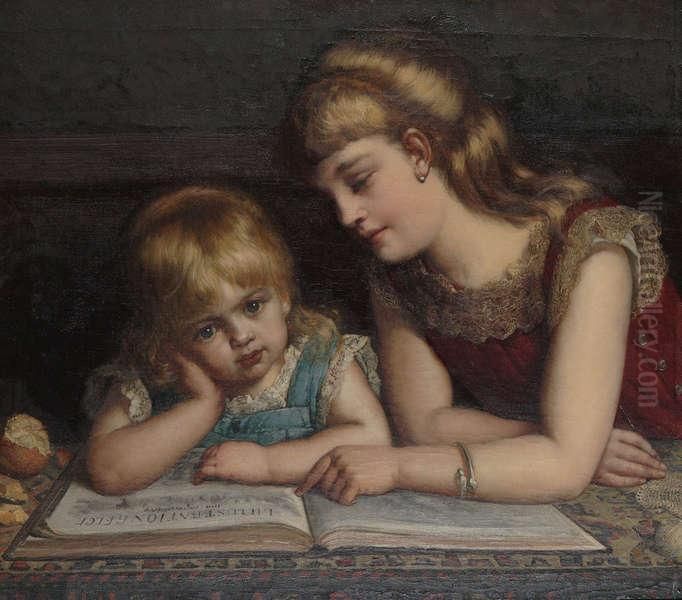 'l'illustration Belge' Oil Painting by Eugene Siberdt