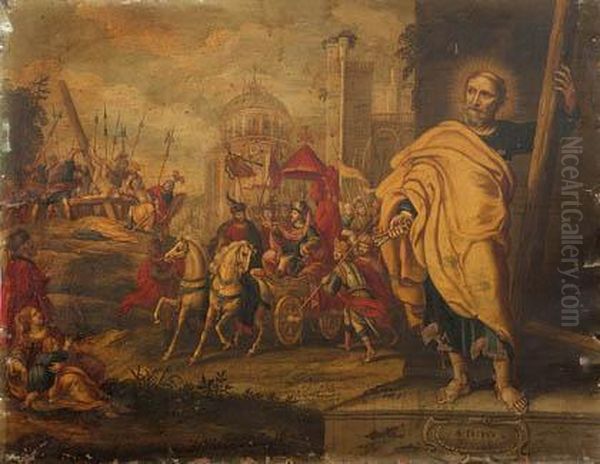 San Pedro Oil Painting by Peeter Sion