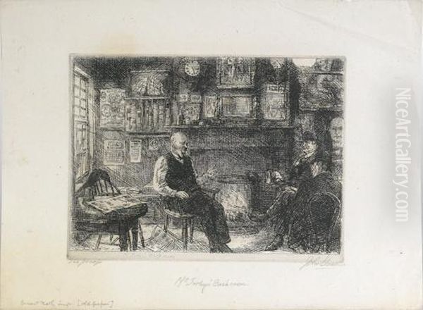 Mcsurley's Backroom Oil Painting by John Sloan
