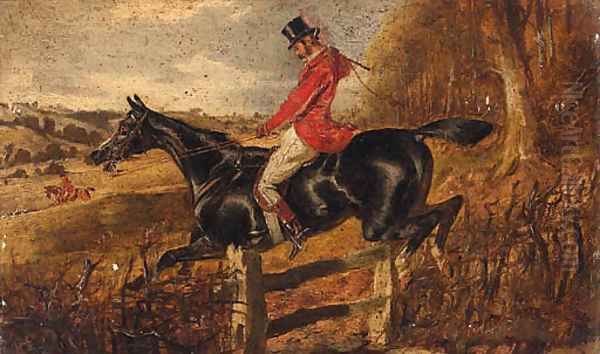 Over The Gate Oil Painting by John Alfred Wheeler