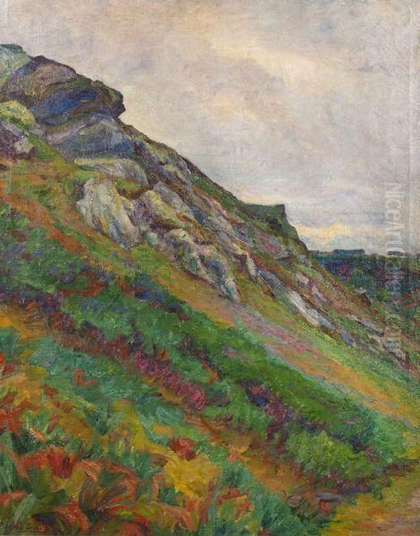 Paysage De La Creuse 
 Huile Sur Toile Oil Painting by Alfred Smith