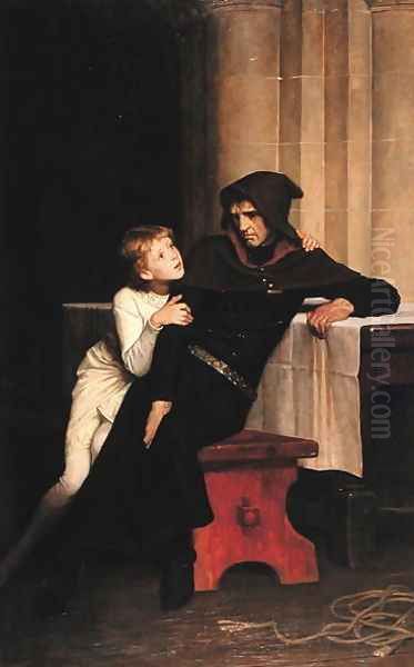 Prince Arthur and Prince Hubert, 1882 Oil Painting by William Frederick Yeames