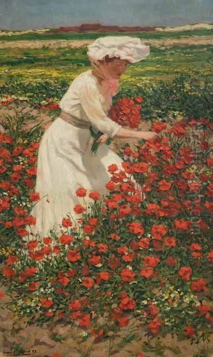 Las Amapolas Oil Painting by Aime Stevens