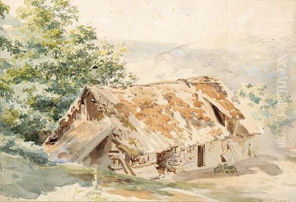 Haziko Oil Painting by Bertalan Szekely