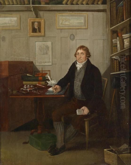 Portrait Of Edward Knapp Oil Painting by Stephen Taylor