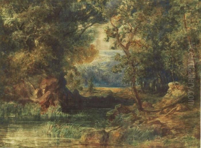 Erdobelso Oil Painting by Karoly Telepy