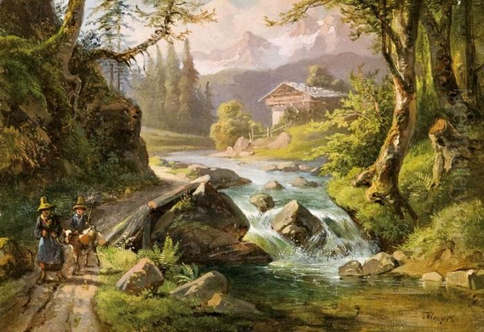 Tatrai Taj Vizesessel Oil Painting by Karoly Telepy