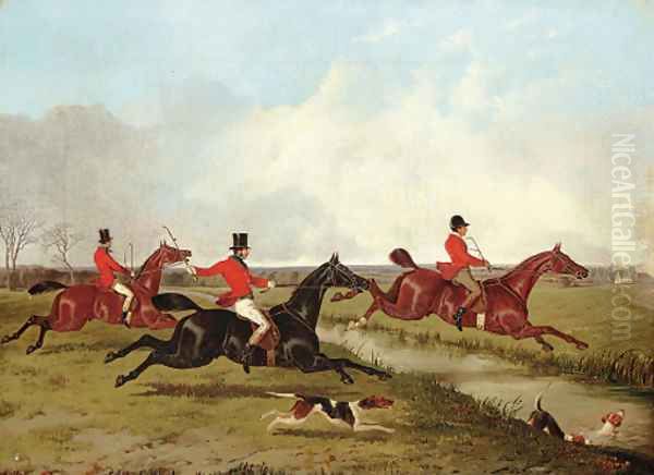 Over the brook Oil Painting by John Dalby