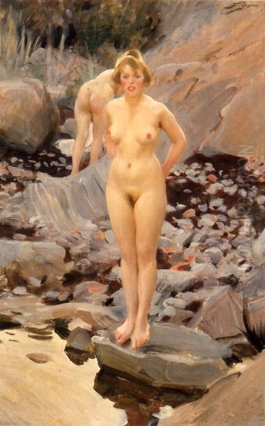 Helga Oil Painting by Anders Zorn