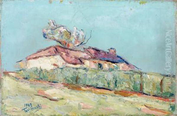 Paysage Oil Painting by Wlodzimierz Terlikowski