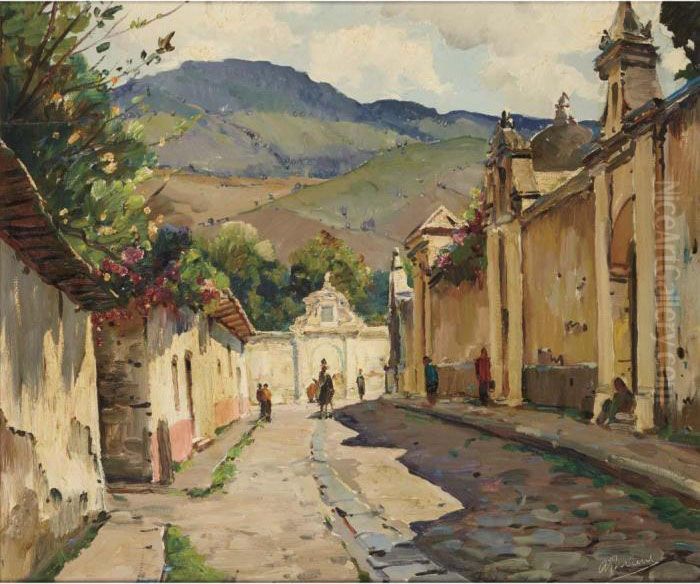 Calle De San Francisco Oil Painting by Anthony Thieme