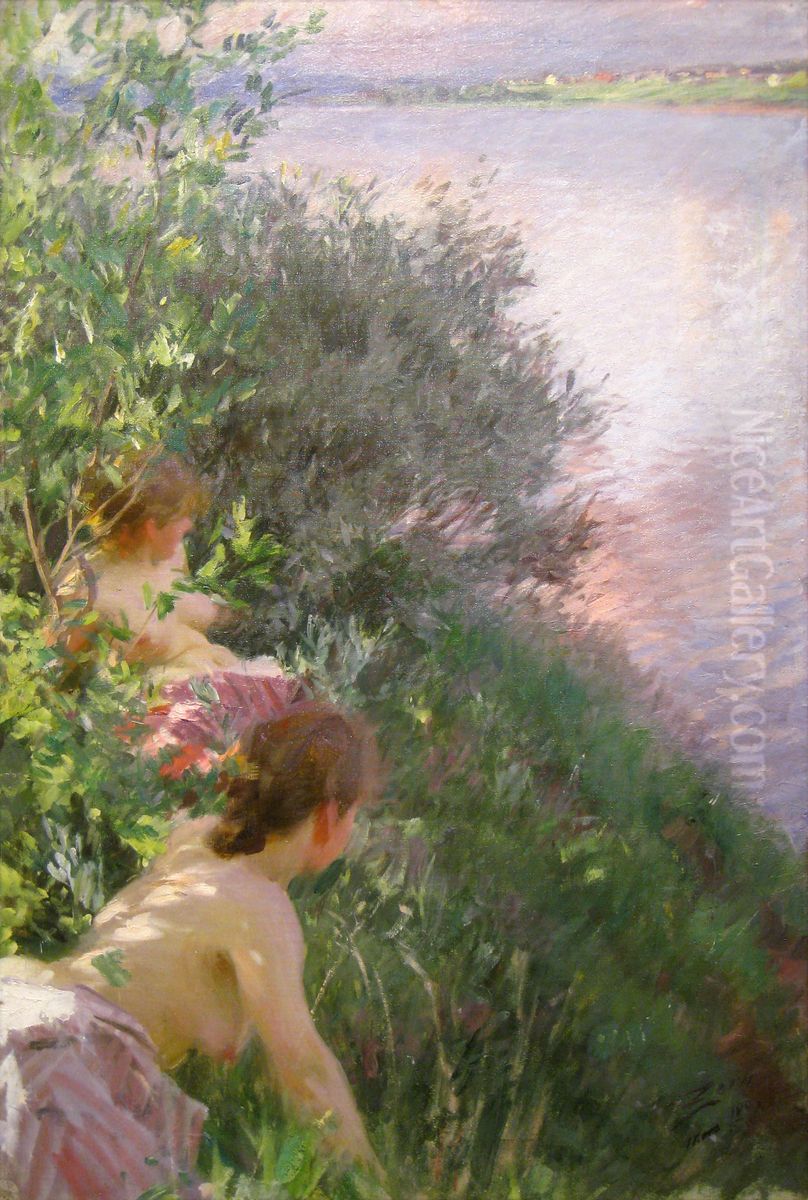 Opal Oil Painting by Anders Zorn