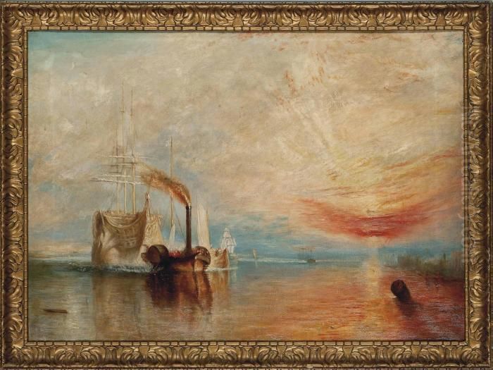 The Fighting Temeraire Oil Painting by Joseph Mallord William Turner