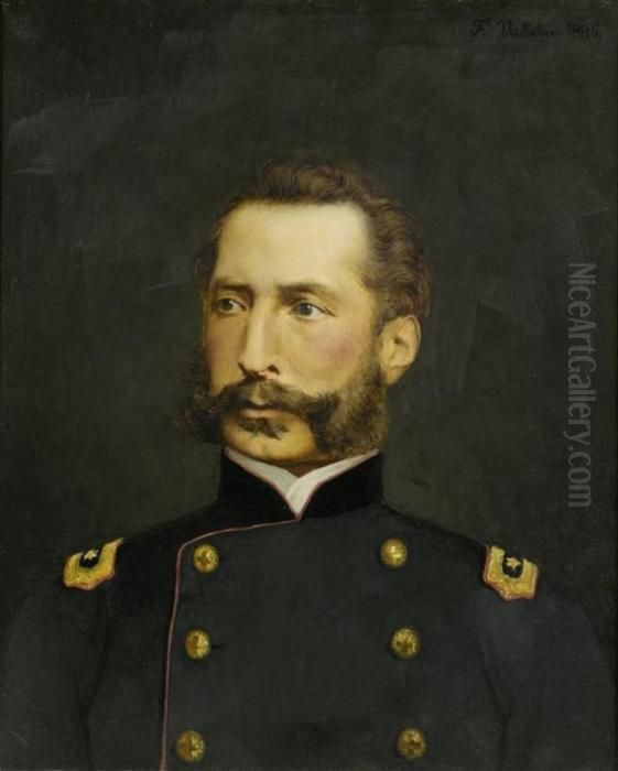 Le Colonel Auguste Borgeaud Oil Painting by Felix Edouard Vallotton