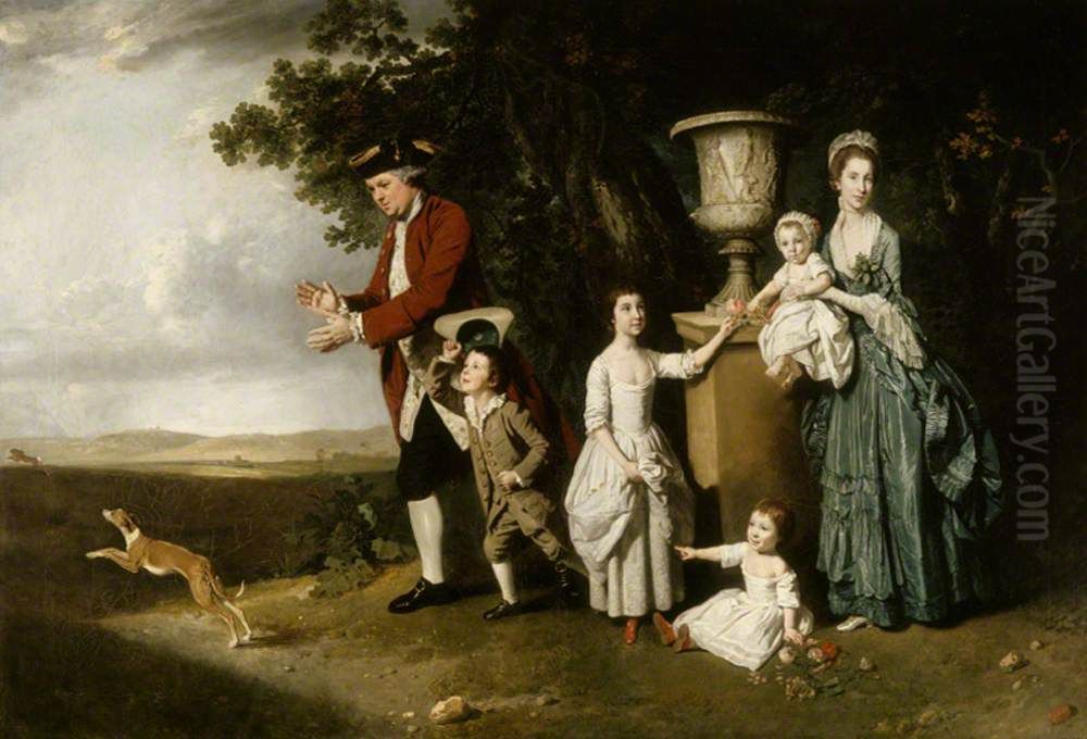 The Woodley Family Oil Painting by Johann Zoffany