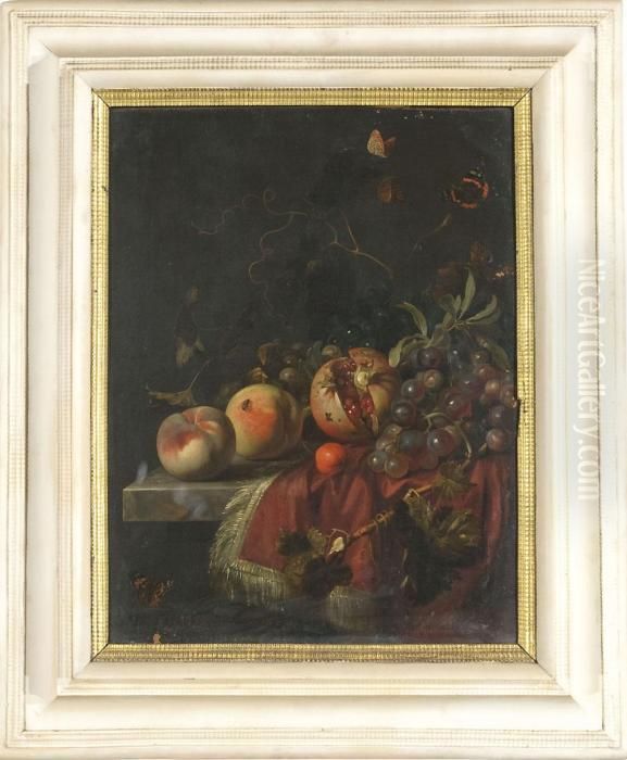 Natura Morta Con Frutti Oil Painting by Herman Verelst