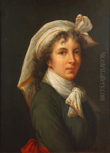 Self Portrait Oil Painting by Elisabeth Vigee-Lebrun