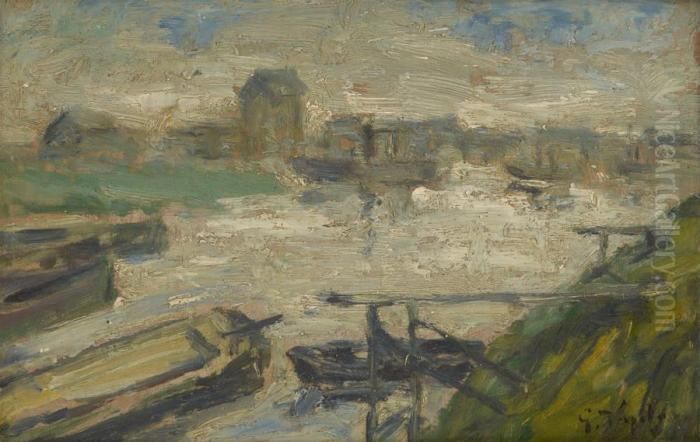 Estuaire Oil Painting by Guillaume Vogels