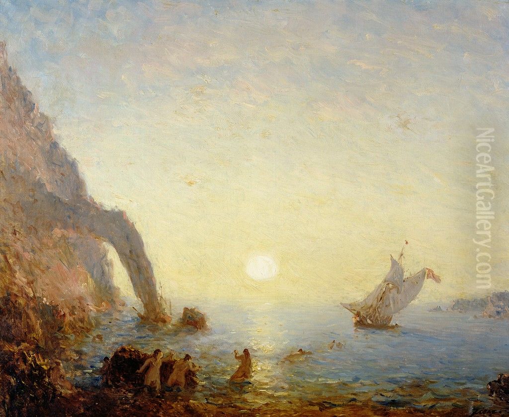 The Call of the Sirens Oil Painting by Felix Ziem