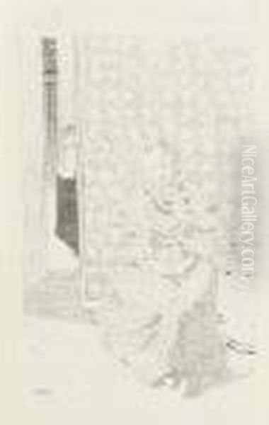 Interieur Oil Painting by Jean-Edouard Vuillard