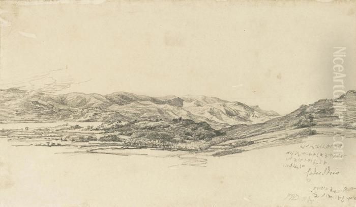 View Of Cader Idris, North Wales Oil Painting by James Ward