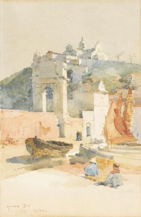 Ancona Oil Painting by Charles Watson