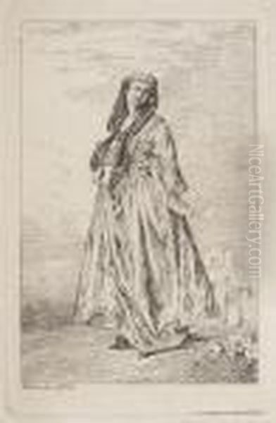 Figures De Modes Oil Painting by Jean-Antoine Watteau