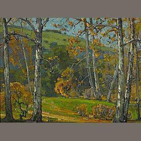 Laguna Canyon Oil Painting by William Wendt