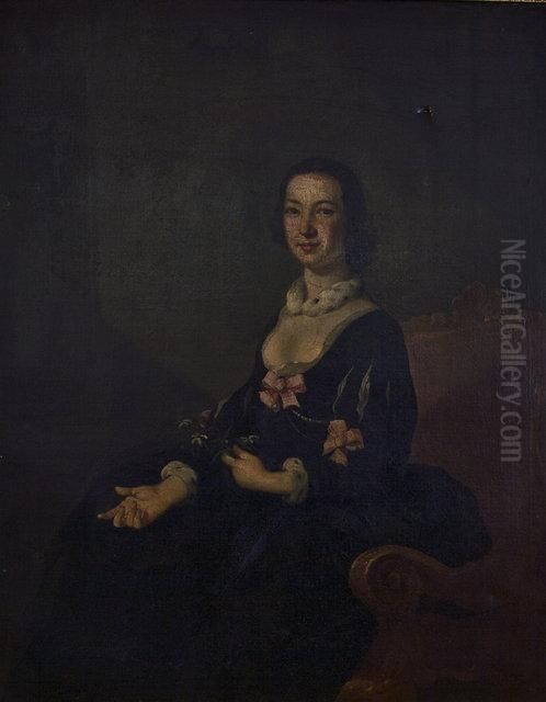 Portrait Of A Lady Oil Painting by Richard Wilson
