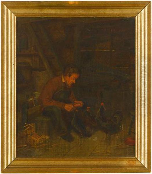 Freddy Frechinstine, Old Germantown Character Oil Painting by George Bacon Wood Jnr.