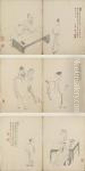 Stories Of Su Dongpo Oil Painting by Zou Yigui