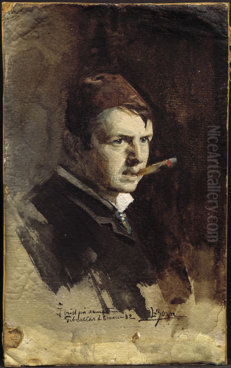 Selfportrait Oil Painting by Anders Zorn