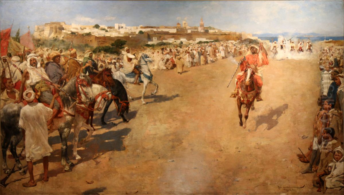 Arabian Fantasia Oil Painting by Theo van Rysselberghe