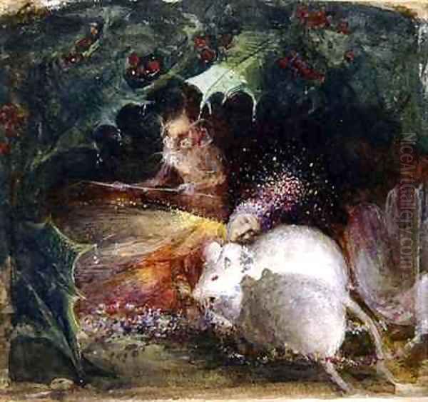 The Sleeping Fairy Oil Painting by John Anster Fitzgerald
