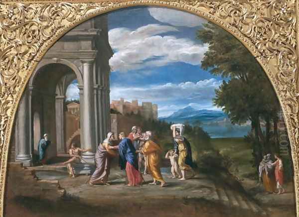 Landscape with the Visitation Oil Painting by Francesco Albani