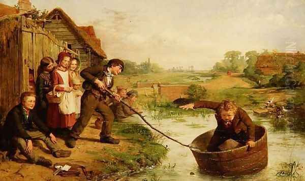 The Launch Oil Painting by George Smith