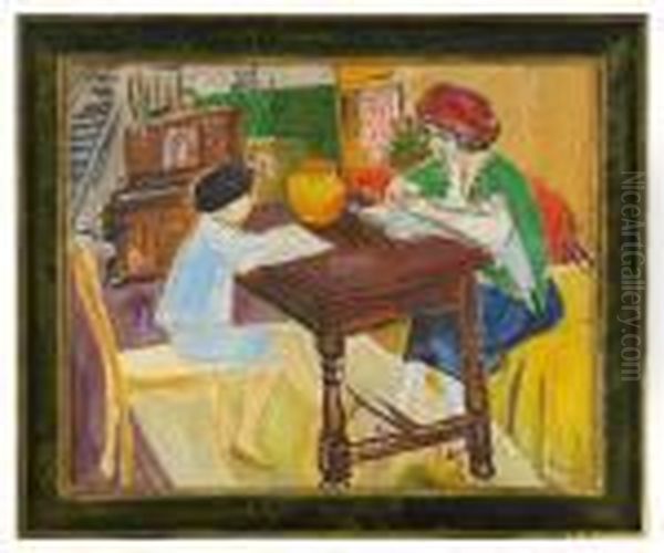 Laxforhoret Oil Painting by Isaac Grunewald