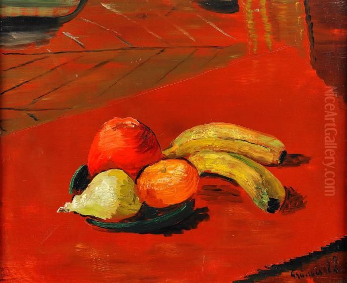 Stilleben Mot Rott Oil Painting by Isaac Grunewald