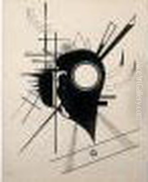 Dessin No. 6 Oil Painting by Wassily Kandinsky